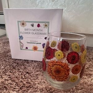 November Chrysanthemum Glassware